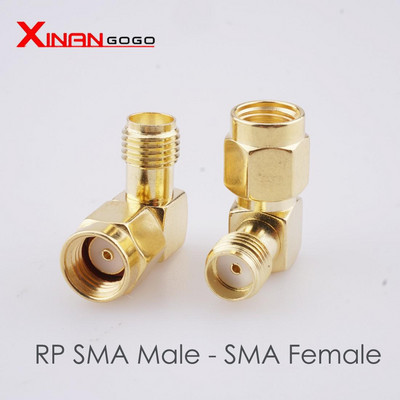 Xinangogo 1gb RF koaksiālais koaksiālais SMA vīrišķais-SMA mātītes adapteris 45 90 grādu uzgrieznis WIFI GPS 4G GSM antenai