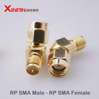 Xinangogo 1gb RF koaksiālais koaksiālais SMA vīrišķais-SMA mātītes adapteris 45 90 grādu uzgrieznis WIFI GPS 4G GSM antenai