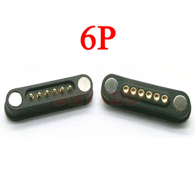 1-10 pari 2A vodootporni magnetski Pogo Pin konektor 2P 3P 4P 5P 6P Pogopin muški ženski 2.2 MM opružna DC utičnica