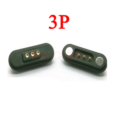 1-10 pari 2A vodootporni magnetski Pogo Pin konektor 2P 3P 4P 5P 6P Pogopin muški ženski 2.2 MM opružna DC utičnica
