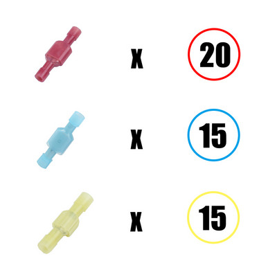 100 τεμ. Υποδοχές καλωδίων Πλήρως μονωμένοι αρσενικοί και θηλυκοί πτυσσόμενοι νάιλον ταχείας αποσύνδεσης ηλεκτρικοί ακροδέκτες ψυχρής πίεσης