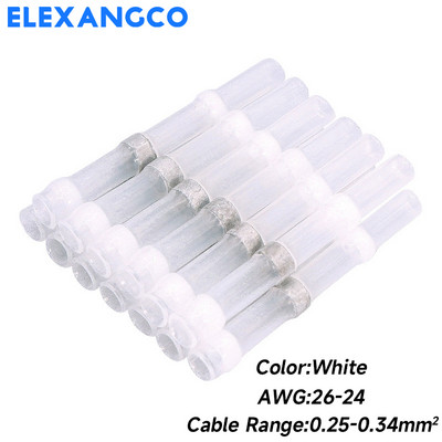 10/20/30/5 kom. konektori za lemljene žice, termoskupljajuće čeone konektore, vodootporne i izolirane stezaljke za električne žice