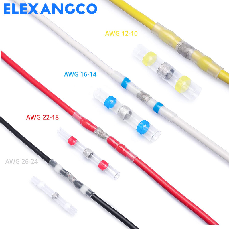10/20/30/5 kom. konektori za lemljene žice, termoskupljajuće čeone konektore, vodootporne i izolirane stezaljke za električne žice