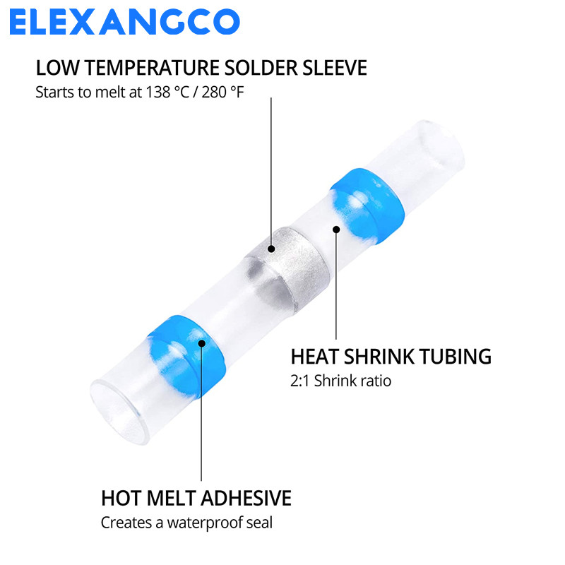 10/20/30/5 kom. konektori za lemljene žice, termoskupljajuće čeone konektore, vodootporne i izolirane stezaljke za električne žice