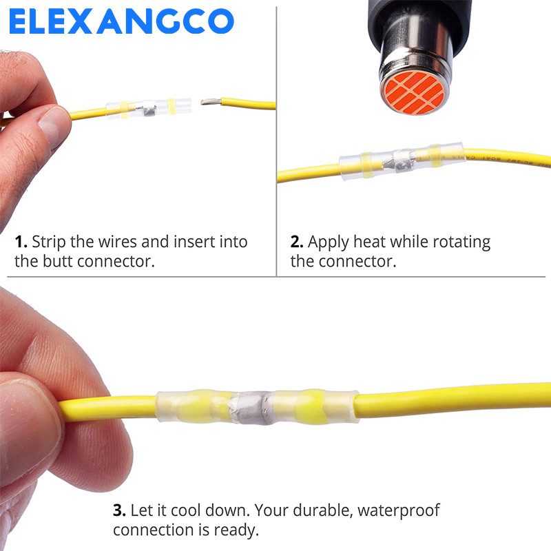 10/20/30/5 kom. konektori za lemljene žice, termoskupljajuće čeone konektore, vodootporne i izolirane stezaljke za električne žice