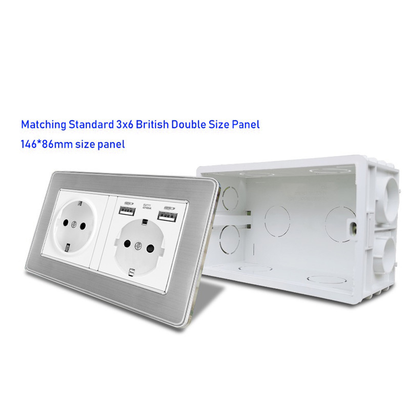 118/146/86 tips sienas slēdža kasešu slēdža ligzda Savienojuma kārba Iekšējā montāžas kārba, tips 86 Kontaktligzda un sienas apgaismojuma slēdža ligzda