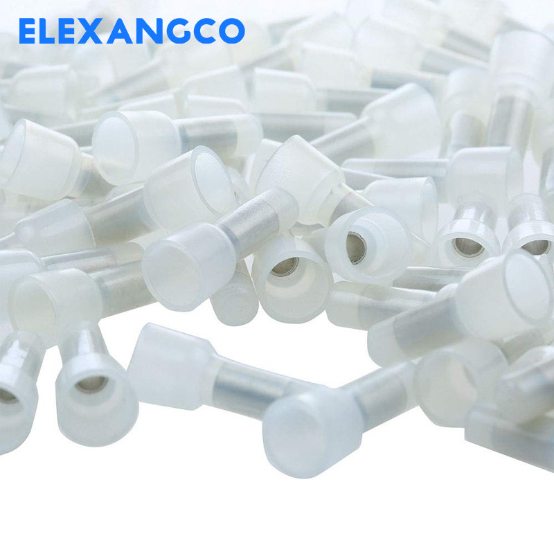 100 tk suletud otsaga pressimispistik 22-16AWG vasest südamikuga ja nailontraadiga pistikud presskorgiga juhtmeklemmid 0,4-6 mm CE1 CE2 CE5