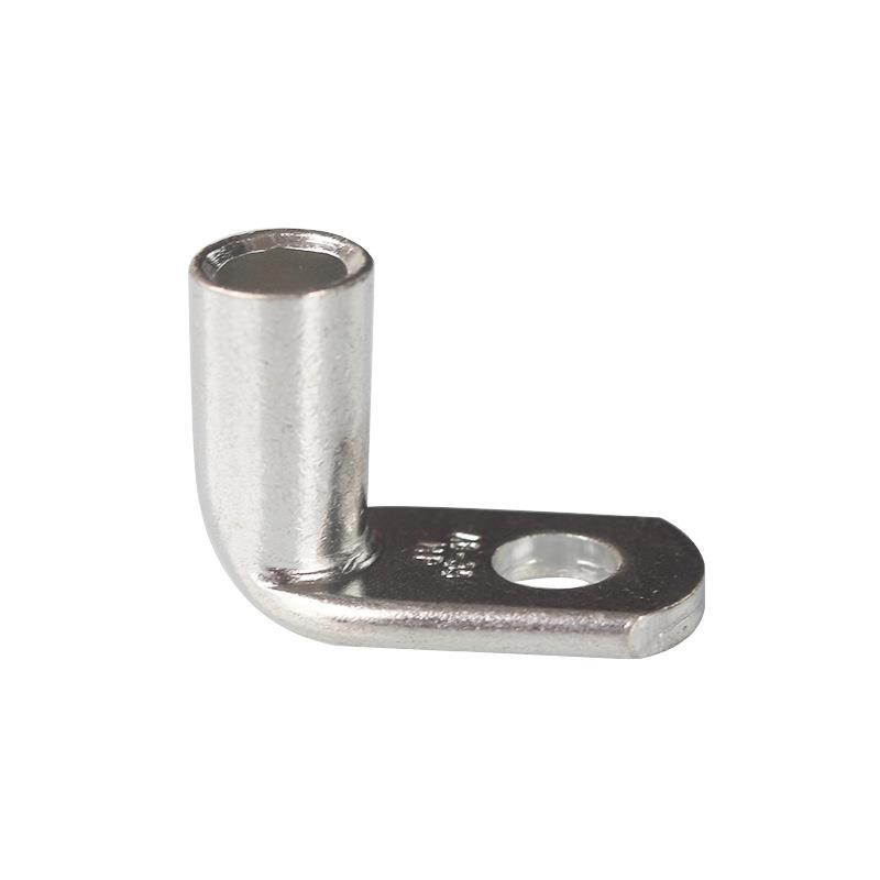 Pokositreni bakreni nos L-tip 10/16/25/35/70/95-6/8 savijeni pod pravim kutom od 90 stupnjeva Bakreni terminalni bakreni nosači