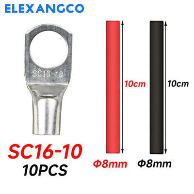 10 gab. S16-6/8/10/12 Vara stiepļu uzgaļi Lieljaudas kabeļu gali