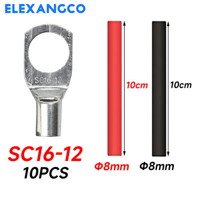 10 gab. S16-6/8/10/12 Vara stiepļu uzgaļi Lieljaudas kabeļu gali