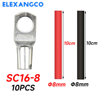 10 gab. S16-6/8/10/12 Vara stiepļu uzgaļi Lieljaudas kabeļu gali