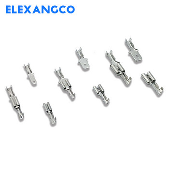 100PCS Бързо снаждане 2,8 mm 4,8 mm 6,3 mm мъжки и женски лопатовиден конектор за клемен блок и изолираща втулка