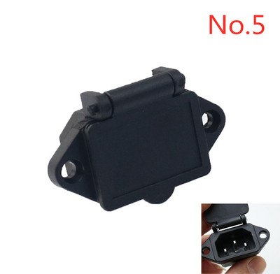 Crni IEC 320 C13 ženski utikač s ponovnim kablovima, 3-pinska utičnica 10A /250V