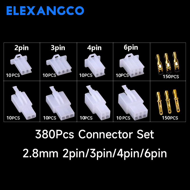 380 gab. Elektriskie 2 3 4 6 kontaktu vīrišķie kontakti Automobiļu 2,8 kontaktdakšu komplekta laivas vadu savienotāja spaile