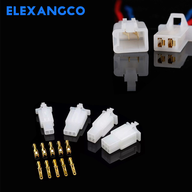 380 gab. Elektriskie 2 3 4 6 kontaktu vīrišķie kontakti Automobiļu 2,8 kontaktdakšu komplekta laivas vadu savienotāja spaile