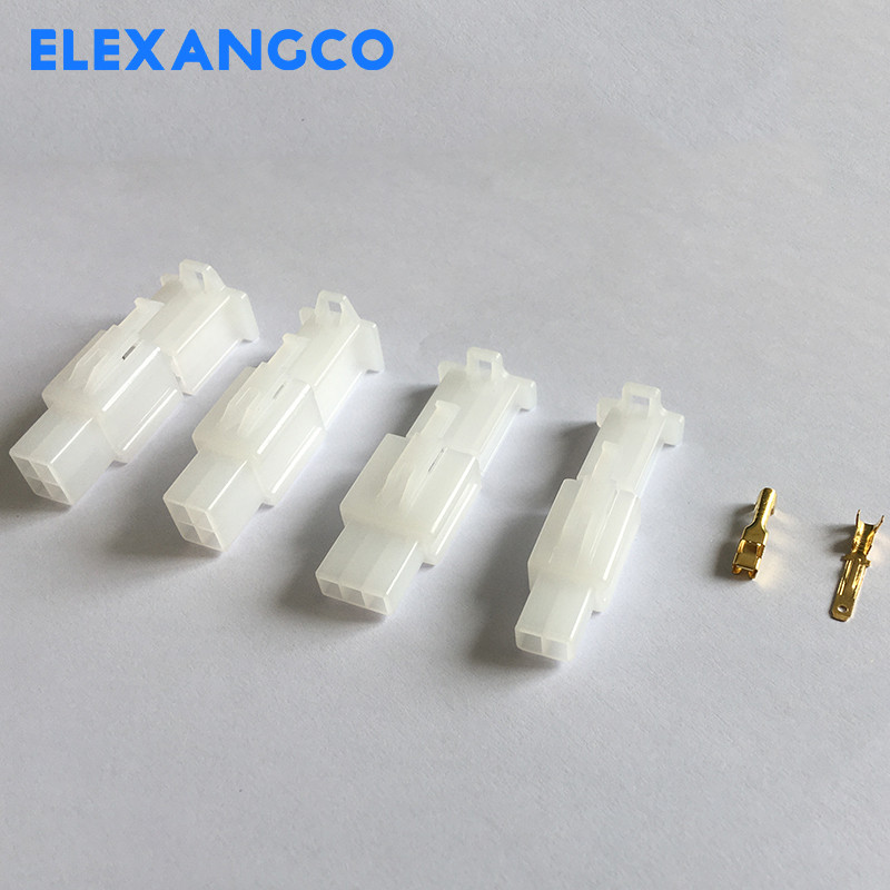 380 gab. Elektriskie 2 3 4 6 kontaktu vīrišķie kontakti Automobiļu 2,8 kontaktdakšu komplekta laivas vadu savienotāja spaile