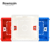 Bijela kutija za ugradnju u zidnu utičnicu za UK EU utičnicu ABS 86 tipa Razvodna kutija za utičnicu i prekidač Instalacijska kutija