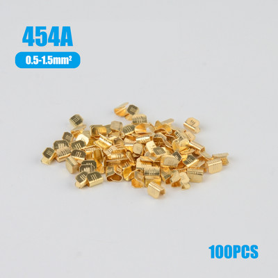 100Pcs/lot 453 bakreni prstenasti stezaljki u obliku neizoliranog kabela, lopatica, električni priključni konektor 0,5-1,5 mm