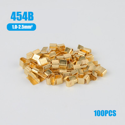 100Pcs/lot 453 bakreni prstenasti stezaljki u obliku neizoliranog kabela, lopatica, električni priključni konektor 0,5-1,5 mm