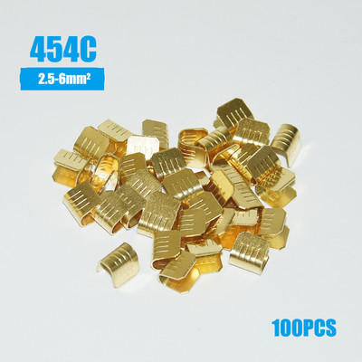 100Pcs/lot 453 bakreni prstenasti stezaljki u obliku neizoliranog kabela, lopatica, električni priključni konektor 0,5-1,5 mm