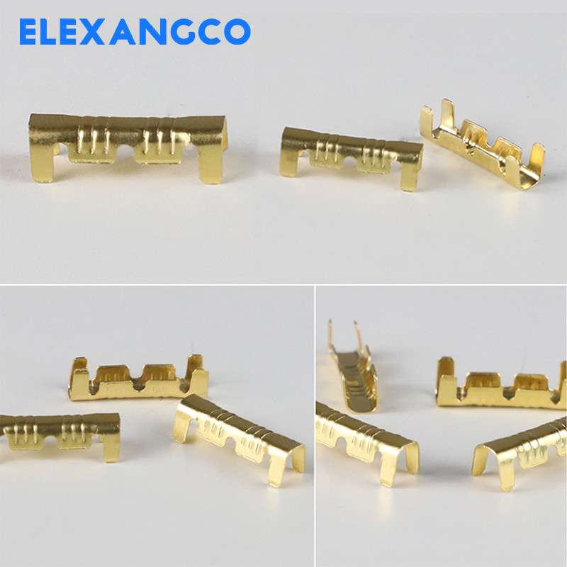 100Pcs/lot 453 bakreni prstenasti stezaljki u obliku neizoliranog kabela, lopatica, električni priključni konektor 0,5-1,5 mm