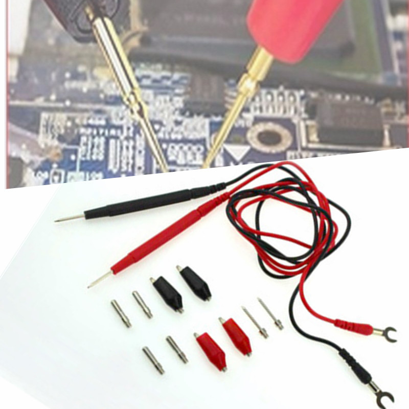 Multimeetri testjuhtmed Universaalne kaabel Universaalne sondi juhtmed Kaablisondidega pliiats multimeetri testeri juhtmeotstele Alligaatoriklambrid