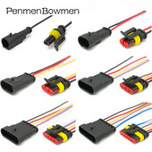 1 2 3 4 5 6 Pin AMP Tyco Auto Vodootporni električni konektor Auto Xenon Lam utikač Super Seal Ženski Muški Kabelski svežanj