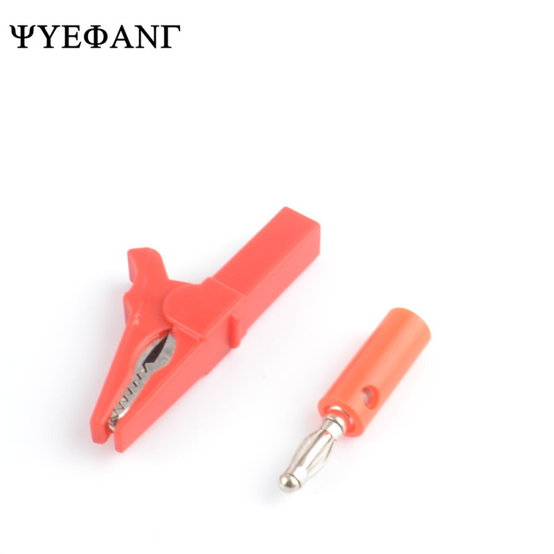 55 MM krokodilska kopča + BANANA UTIKAČ, ispitna sonda s 4 mm banana utikač kabelske kopče