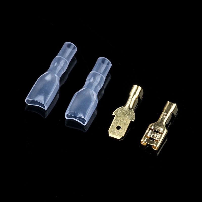 270 gab. Izolēts vīrišķais vadu savienotājs 2,8/4,8/6,3 mm elektrisko vadu gofrēšanas spaiļu lāpstas savienotāju dažādais komplekts