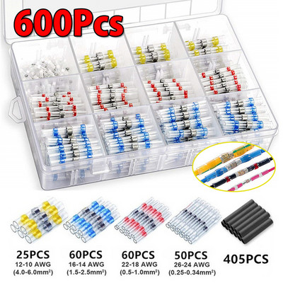 50-1000 kom Termoskupljajuće stezaljke za stezanje vodootporne lemljene brtve Električni čeoni konektori Spojni terminal za žice i kabele
