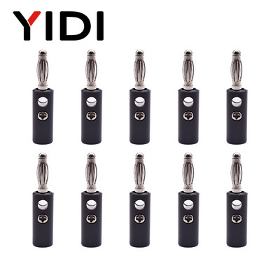 10 komada 4 mm Crveni Crni Muški Ženski Banana Utikač Audio Zvučnik Utičnica Pojačalo Adapter Vijak Terminal Obvezujući Post Utičnica Konektori