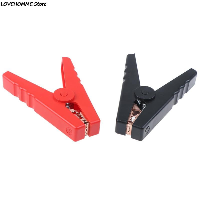 2Pc 100A električni krokodil aligator baterija izolirana kopča konektor plastična ručka test aligator kopča za električni projekt