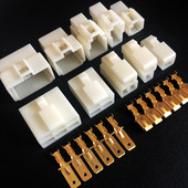 6,3 mm 2 / 3 / 4 / 6 / kaiščio automobilio laido jungtis vyriška ir moteriška kabelio gnybtų kištukų komplektas motociklo diržų jungtis, automobilis