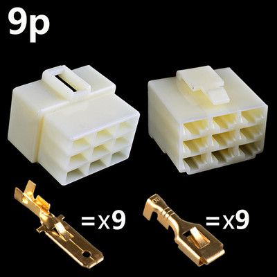 6,3 mm 2 / 3 / 4 / 6 / kaiščio automobilio laido jungtis vyriška ir moteriška kabelio gnybtų kištukų komplektas motociklo diržų jungtis, automobilis