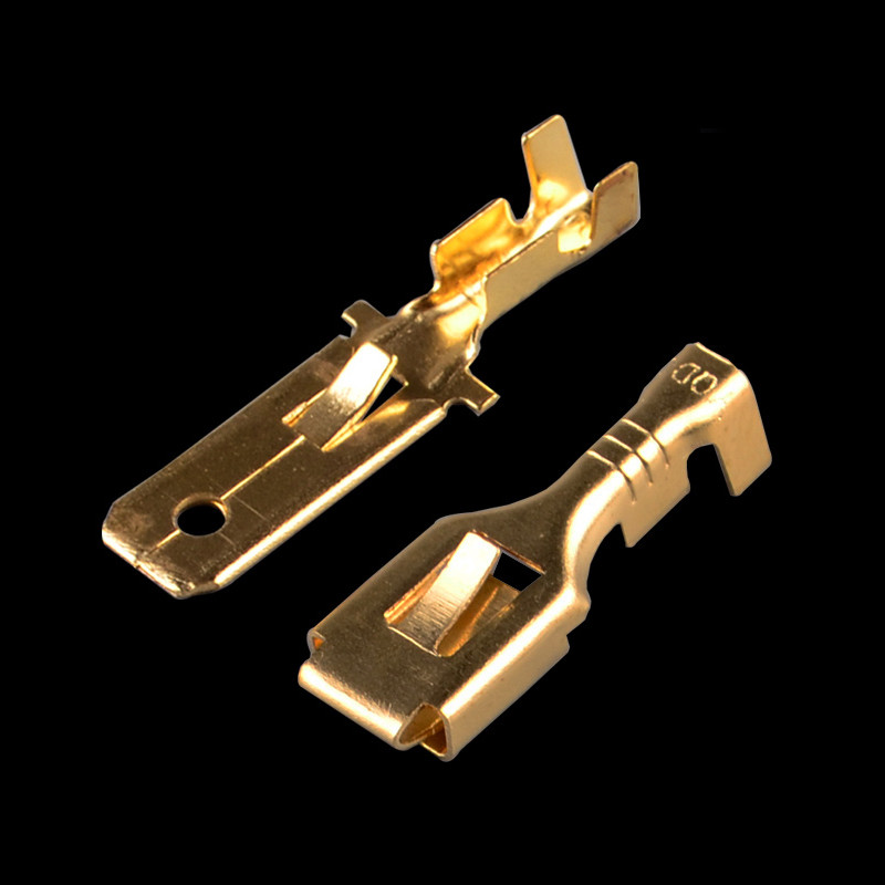 6,3 mm 2 / 3 / 4 / 6 / kaiščio automobilio laido jungtis vyriška ir moteriška kabelio gnybtų kištukų komplektas motociklo diržų jungtis, automobilis