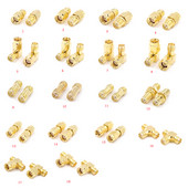 1Gb RP SMA vīrišķais uz RP SMA vīrišķais adapteris RF koaksiālais sakabes uzgrieznis cilindra savienotāja pārveidotājs WIFI 4G antenai