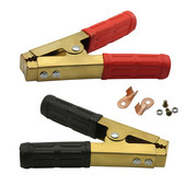 2PCS Deblja bakrena 155 cm izolirana krokodilska stezaljka, velika aligatorska stezaljka, terminal za bateriju za automobil, vozilo