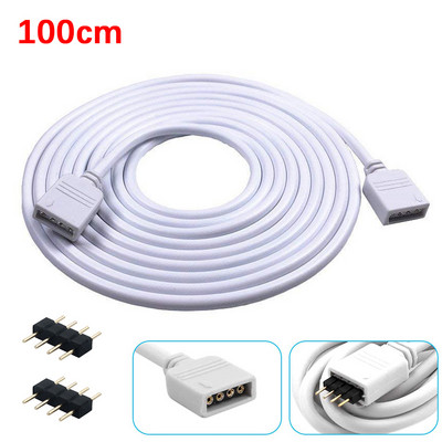 10 mm 4-pinski LED konektor Terminal Splice LTI Shaped Adapter Komplet pribora za RGB LED traku 5050 konektor premosne žice