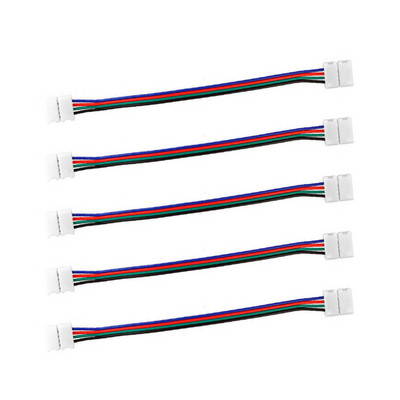 10 mm 4-pinski LED konektor Terminal Splice LTI Shaped Adapter Komplet pribora za RGB LED traku 5050 konektor premosne žice