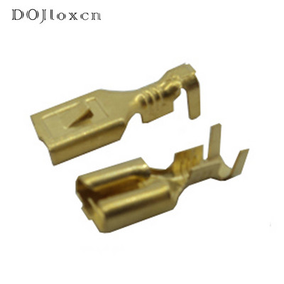 20/50/100/200/500 gab. DJ623-E4.8A konservēts vara spailes transportlīdzekļa vadu instalācija, 4.8 sērijas savienotājs, atsperes tapa