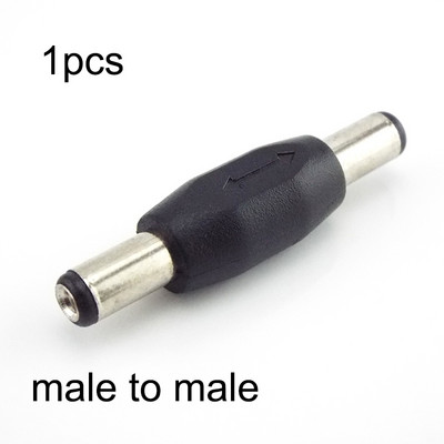 5,5 x 2,1 mm / 5,5 x 2,1 mm nuolatinės srovės dvigubas kištukinis lizdas Maitinimo lizdo jungtis CCTV moteriai ir moteriai Plokštės tvirtinimo lizdo adapteris