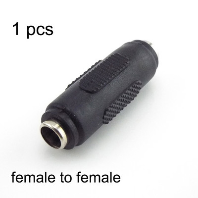 5,5 x 2,1 mm / 5,5 x 2,1 mm nuolatinės srovės dvigubas kištukinis lizdas Maitinimo lizdo jungtis CCTV moteriai ir moteriai Plokštės tvirtinimo lizdo adapteris