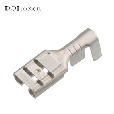 20/50/100/200/500 kom 6.3 Ožičenje automobila Bakreni terminal 250 utikač opruga ženski konektor visoka stopa 0.4 debljine DJ622-D6.3C