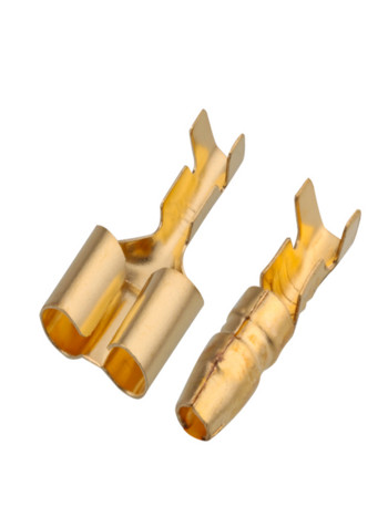 10/20/50Sets 4.0 Bullet Terminal Electrical Wire Connector Диаметър 4MM мъжки + женски 1:2 прозрачна обвивка