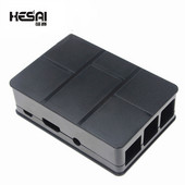 Visokokvalitetno Raspberry Pi 3 Model B ABS kućište crna profesionalna ABS plastična kutija za Raspberry Pi 3 Model B+