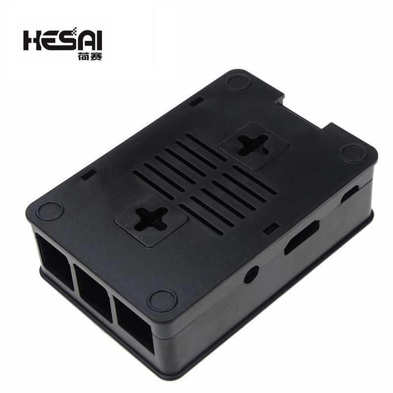 Visokokvalitetno Raspberry Pi 3 Model B ABS kućište crna profesionalna ABS plastična kutija za Raspberry Pi 3 Model B+