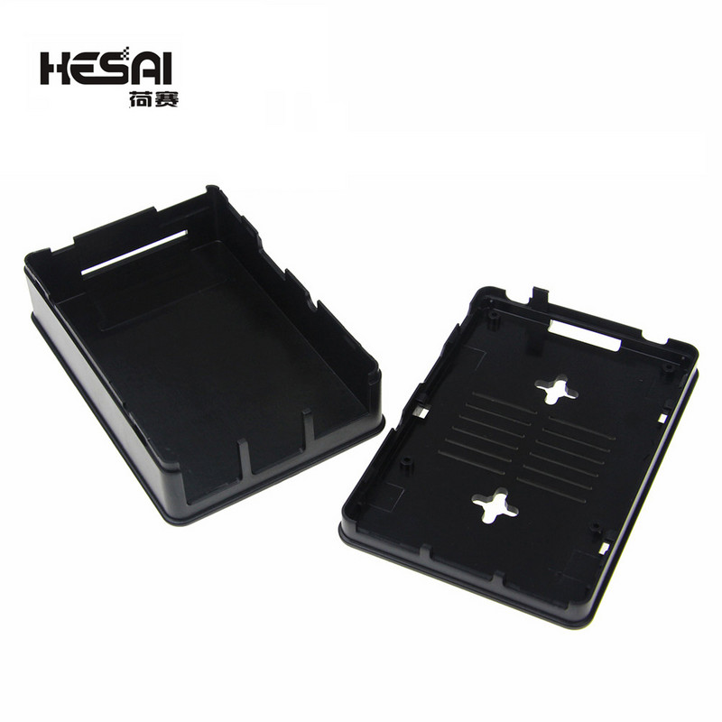 Visokokvalitetno Raspberry Pi 3 Model B ABS kućište crna profesionalna ABS plastična kutija za Raspberry Pi 3 Model B+