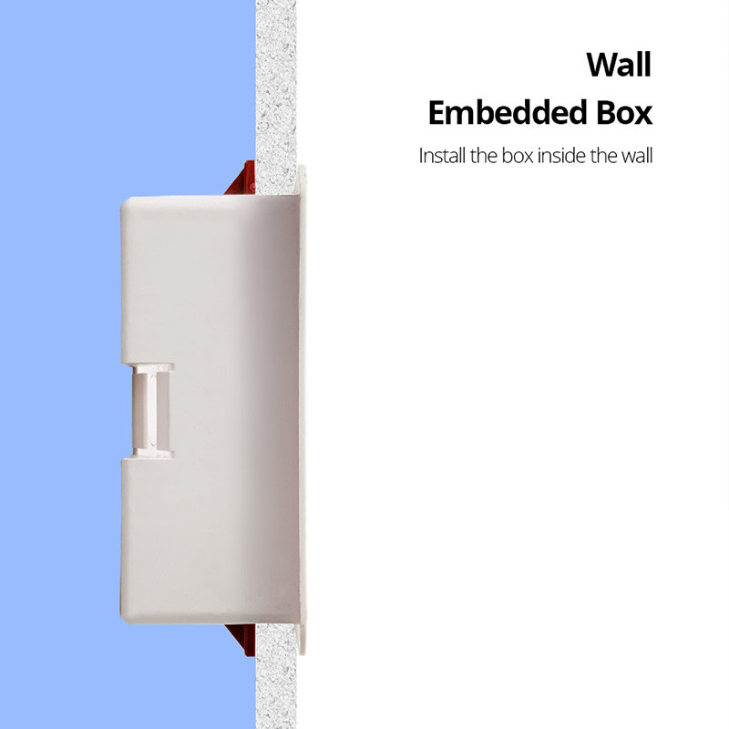 120 mm udaljenost vijaka Kutija za suhu oblogu za gipsane ploče gipsane ploče 47 mm dubine zidna podloga 9M 3*6 zidna kazeta s prekidačem