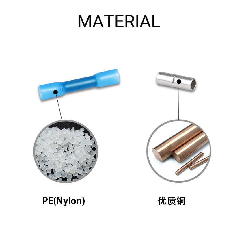10/20/50PCS Vodootporni termoskupljajući sučeoni konektori Izolirani stezaljke za spajanje električnih žica za spajanje kabela Komplet konektora za stezanje