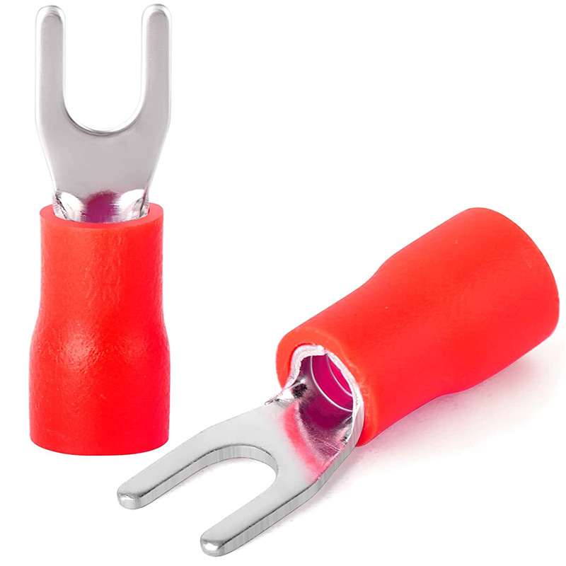 100 komada SV stezaljke Viličasti konektor žica Bakreni stezaljke izolirani kabel Pin kraj terminala SV1.25/2/3.5/5.5